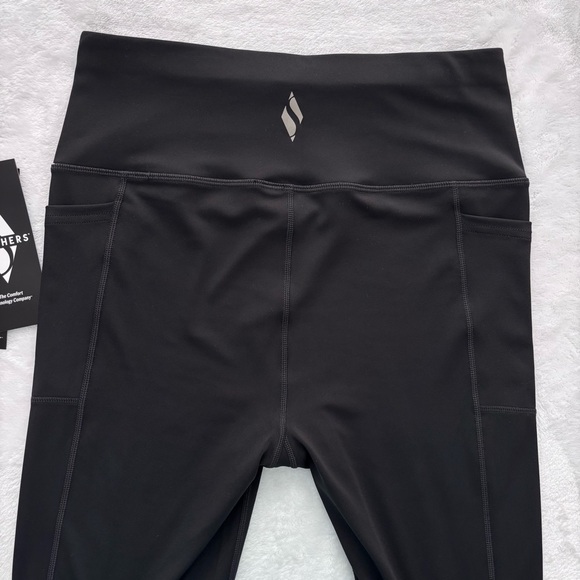 SKECHERS GO WALK Black High Waisted Full Length Leggings--M - Picture 9 of 16